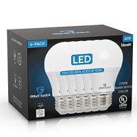 Great Eagle Lighting Corporation 100W Equivalent Led Light Bulb 1500 Lumens A19 2700K Warm White Non-Dimmable 15-Watt Ul Listed (6-Pack)