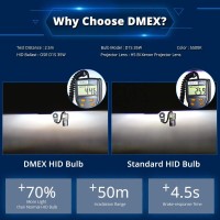 Pack of 2 DMEX D2R HID Bulbs P32d3 cold White 6000K color Notes 1DMEX D2R HID Headlight Bulbs 6000K Warranty 24 Months 2This is OEM Factory HID Bulbs Replacement Not Include HID Ballast Not HID Kit 3Before Purchase Please Double check Your car Original HI