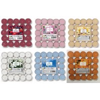 Aottop Tea Lights Candles Scented Tealights - Cotton Flowers, Mixed Berries, Citrus, Rose, Lavender & Cinnamon