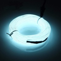 Abaldi El Wire 3M Neon Rope Light Glowing Strobing Electroluminescent Light With Battery Pack Controller For Parties Halloween