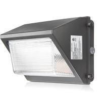 120W Led Wall Pack Lights With Photocell 15600Lm Dusktodawn 5000K Commercial And Industrial Outdoor Security Lighting Fixture