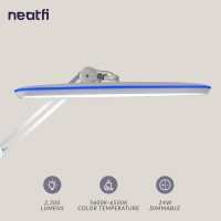 Neatfi XL 2200LM LED Task Lamp with Clamp, Dimmable