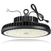 Treonyia Ufo Led High Bay Light, 200W Commercial Bay Lighting 1-10V Dimmable Etl Listed 28000Lm 5000K, 5' Cable With Us Plug Led Shop Lights For Warehouse Workshop Garage Factory