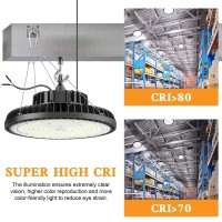 Treonyia Ufo Led High Bay Light, 200W Commercial Bay Lighting 1-10V Dimmable Etl Listed 28000Lm 5000K, 5' Cable With Us Plug Led Shop Lights For Warehouse Workshop Garage Factory