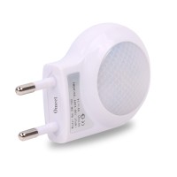 Omeet Eu 2Pin Plug Portable Plugin 07W Travel Led Night Light With Usb Wall Charger 2 Pack Of White