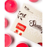 Sugarplum Cranberry Premium Tealight Candles Multi Pack - Highly Scented With Essential & Natural Oils - 12 Pink Tea Lights - Beautiful Candlelight - Made In The Usa - Christmas & Holiday Collection