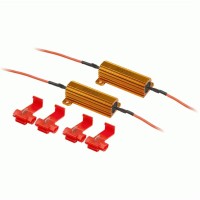 Antline 2-Pack 50W 6Ohm Load Resistors - Prevent Or Fix Led Bulb Fast Hyper Flash Turn Signal Blink Error Code (Resistors Get Very Hot During Working)