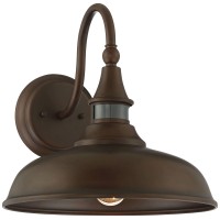 John Timberland Gough Rustic Farmhouse Outdoor Barn Light Fixture Bronze 12 1/2