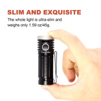 Thrunite T1 Magnetic Tailcap Edc Flashlights Usb Rechargeable Flashlight Stepless Dimming 1500 Lumens Xhp50 Cool White Led Fl