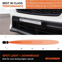 Sylvania - Slim 12 Inch Led Light Bar - Lifetime Limited Warranty - Spot Light 4000 Raw Lumens - Waterproof Off Road Driving Work Light, Truck, Car, Boat, Atv, Utv, Suv, 4X4 (1 Pc)