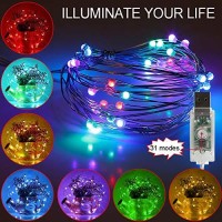 Usb Led Multi Color String Lights, Fvtled 16.4Ft 50 Leds Smd3526 Usb Powered 31 Modes Color Changing Starry Lights For Indoor Bedroom Party Decoration Wedding