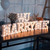 Mumuxi Marquee Light Up Letters | Battery Powered Led Letters Lights Alphabet | Marquee Letters With Lights For Party Wedding Birthday Christmas Home Bar Decoration Lighted Letters (A)