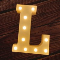 Mumuxi Marquee Light Up Letters | Large Light Up Numbers | Battery Powered And Bright With Every Letter Of The Alphabet | For Wedding, Birthday, Party, Celebration, Christmas Or Home Decoration (L)