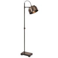 Showcasing an Industrial Style44 This Reading Lamp is Finished in a Plated Antique Brass with Aged Black Metal Details46 The Metal Shade Pivots Up and Down46 FeaturesLamps combines Premium Quality Materials with Unique High45style DesignWith the advanced 