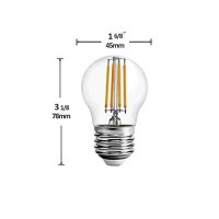 12 Volt 24 Volt Low Voltage G15 Led Light Bulb Rv Camper Marine Landscape 2W 250Lm Edison Incandescent Bulb 25W Off Grid Solar Battery System Lighting Standard E26 Base Warmwhite 2700K (Pack Of 4)