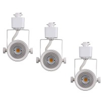 Cloudy Bay 8W Dimmable Led Track Light Head Cri90 Day Light 5000K Adjustable Tilt Angle Track Lighting Fixture 40 Angle For Acc