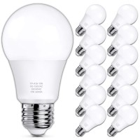 Maxvolador A19 Led Light Bulbs, 100 Watt Equivalent Led Bulbs, 5000K Daylight White, 1100 Lumens, Standard E26 Medium Screw Base, Cri 85+, 25000+ Hours Lifespan, No Flicker, Non-Dimmable, Pack Of 12