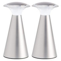 Light It! By Fulcrum 24416-101 Lanterna Touch, Silver, 2 Pack