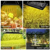 Bozily Ip67 Waterproof Plant Light, 450W Full Spectrum Grow Lights For Indoor Plants, Hanging Outdoor Led Grow Lights, No Noise, Heat Dissipation, Growing Light For Seedling Blooming Fruiting