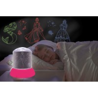 Lexibook Nlj030Dp Nightlight Luminous Projections On The Ceiling Disney Princess Icons Kids Bedroom Lamp Colour Decorative L