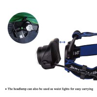 Aukvi Green Light Headlamp,3 Mode Green Led Headlamp,Zoomable Green Headlamp,Adjustable Focus Green Led Headlight For Astronomy, Aviation, Night Observation,Etc