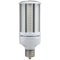 Satco S39394 Hi-Pro - 9.03 Inch 54W Led Hid Mogul Extended Base Replacement Lamp, Color Temperature: 5000, Finish Color: White