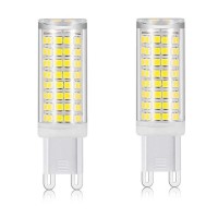 Xrzt G9 Led Bulbs 75W Halogen Replacement, G9 Base For Chandelier Light, Table Lamp, White Light 6000K, Pack Of 2