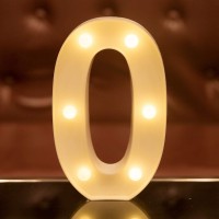 Focux Led Letter Lights Alphabet Light Up Sign For Night Light Home Party Birthday Wedding Bar Decoration (0)