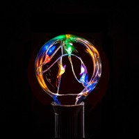 Hometown Evolution, Inc. Box Of 25 G40 Led Multi Color Fairy Lights 1.6 Inch 5 Watt C7 Base Replacement Bulbs