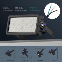 Adiding Led Stadium Light Outdoor - 250W Led Flood Light Fixture Outside High Lumen 37,500Lm Ul Dlc Listed 150Lm/W Amazing Bright 5000K Daylight Waterproof For Arena Backyard Construction Sports Court