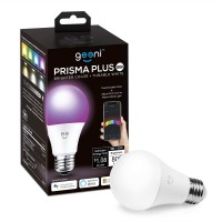 Geeni Prisma Plus 800 Wifi Led Smart Light Bulb, Brighter Color & Tunable White (2700-6500K), 1-Pack, A19 60W, No Hub Required, Light Bulb Works With Amazon Alexa, Google Home