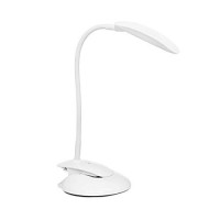 Perfectly suitable for all environments this 3 step dimmable LED lamp can be used as a clip light or can be mounted onto the included round base and instead used as a desk lamp The clip itself opens approximately 2 wide and will keep a tight grip on the a