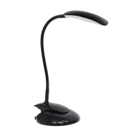 DescriptionPerfectly suitable for all environments this 3 step dimmable LED lamp can be used as a clip light or can be mounted onto the included round base and instead used as a desk lamp The clip itself opens approximately 2 wide and will keep a tight gr