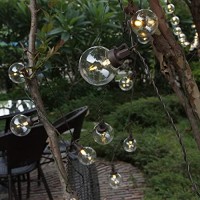 G40 Globe Solar String Lights, Zhongxin 38.6Ft Outdoor String Lights Waterproof With 50 Warm White Led Plastic Bulbs, Great For Home Patio Garden Backyard Gazebo Christmas Wedding Party D�Cor Ͽ