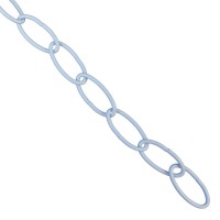 Blue Donuts Chain Extension In Powder Coated White, 36 Inches Long, Strong Hold