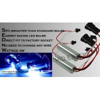 ICBEAMER Fit BMW Angel Eye Halo Ring E92 H8 H11 High Power LED 10000K White Replacement Blue Light Bulbs Pack of 2 pcs