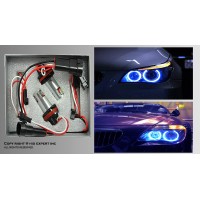 ICBEAMER Fit BMW Angel Eye Halo Ring E92 H8 H11 High Power LED 10000K White Replacement Blue Light Bulbs Pack of 2 pcs