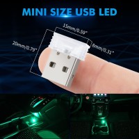 Usb car Led Lights InteriorALights USB LED Atmosphere Lights Usb lights for car Mini usb light