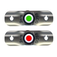 Taco Rub Rail Mounted Led Navigation Light Set - 2-1/2