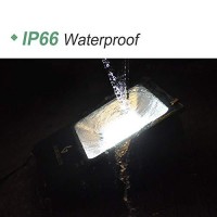 Glorious-Lite Led Flood Lights Outdoor, 100W 8000Lm Outside Work Light With Plug Ip66 Waterproof, 6500K Portable Exteriores Security Floodlights For Yard, Garden, Stadium, Playground (2 Pack)