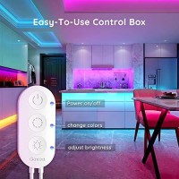 Govee 32.8Ft Led Strip Lights, Color Changing Light Strips With Remote, Rgb Led Lights For Bedroom, Living Room, Kitchen, Home, Party, Ceiling, Light Strip With Resin Coating