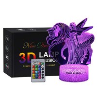 Unicorn Gifts For Girls, Unicorn Night Light Lamp With Remote, 16 Colors Changing Unicorn Toys Birthday Gifts For Kids (Unicorn 7)