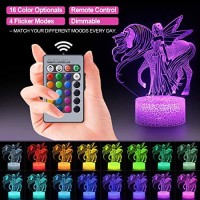 Unicorn Gifts For Girls, Unicorn Night Light Lamp With Remote, 16 Colors Changing Unicorn Toys Birthday Gifts For Kids (Unicorn 7)