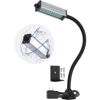 Flexible Work Light Machine Light Gooseneck Led Light Ip66 Waterproof 800 Lumen 120 Volt 44Leds Screw Mounted Floodlights For