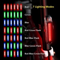 Bike Tail Light 2 Packs Usb Rechargeable Led Bicycle Rear Light Ultra Bright Waterproof Bike Light For Cycling Safety Redg