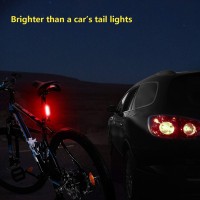 Bike Tail Light 2 Packs Usb Rechargeable Led Bicycle Rear Light Ultra Bright Waterproof Bike Light For Cycling Safety Redg