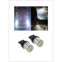 Multifunction Lamp Bulbs,2Pcs Universal Super Bright 7440 64-Smd White 6000K Trailer Turn Signal Backup Reverse Led Bulb Light