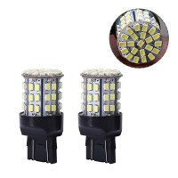 Multifunction Lamp Bulbs,2Pcs Universal Super Bright 7440 64-Smd White 6000K Trailer Turn Signal Backup Reverse Led Bulb Light