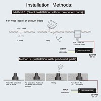 Landscapestation Led Step Light 10 Packs, 12V-24V Dc 1W Low Voltage Landscape Lighting Led Inground Lights Indoor Outdoor For Stair, Pathway, Deck, Yard, Warm White 3000K