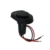 Pactrade Marine Boat Nylon Cap 2-Prong Stern Light Top Socket Plug-In Pole Base